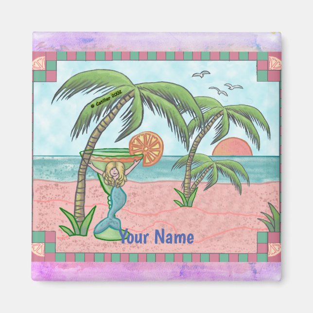 Imã Margarita Mermaid (Frente)