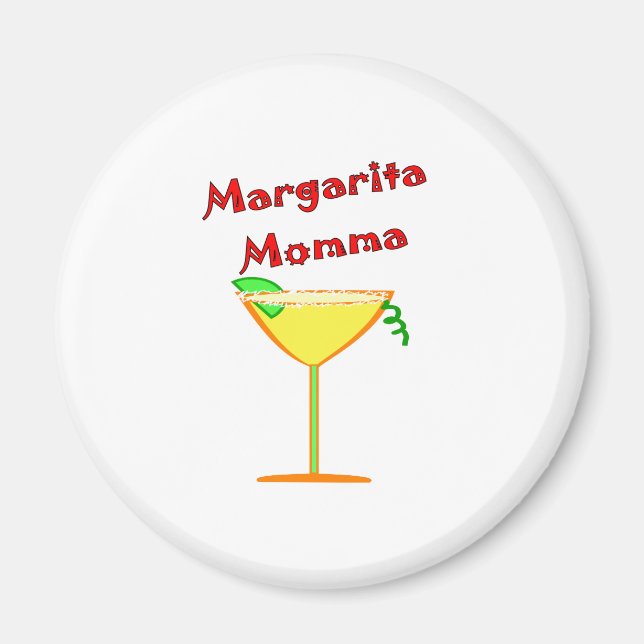 Imã Margarita MOMMA T-Shirts e presentes (Frente)