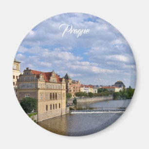 Imã Margem do rio de Praga, República Tcheca, viagem