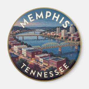 Imã Margem do rio no centro de Memphis Tennessee