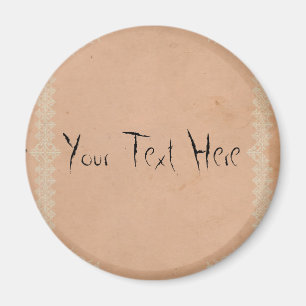 Imã Maria floresce grande, ímã redondo de 3 polegada