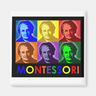 Imã Maria Montessori Pop-Art Magnet