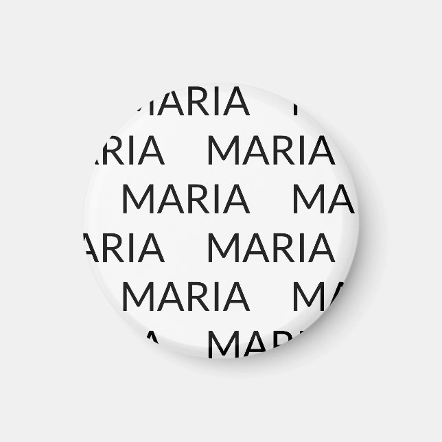 Imã MARIA nome Magnet (Frente)