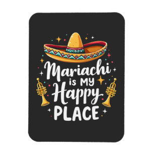 Ímã Mariachi é o meu Lugar Feliz México Música Saxofon