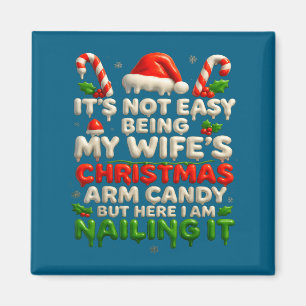 Imã Marido de Natal Engraçado para Braço Presente de N
