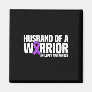 Imã Marido De Um Guerreiro Laço Roxo Conscientização E
