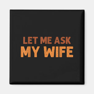 Imã Marido Engraçado Deixe-me Perguntar à Minha Esposa