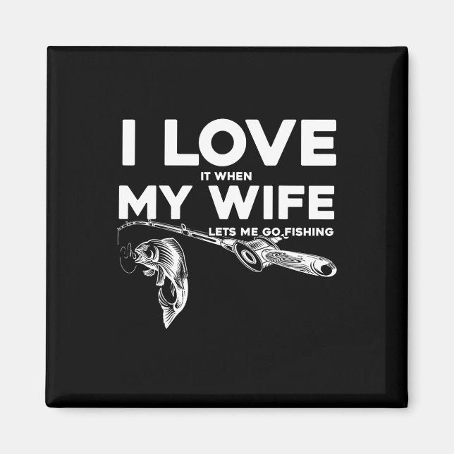 Imã Marido Engraçado Eu Amo Quando Minha Esposa Me Dei (Frente)
