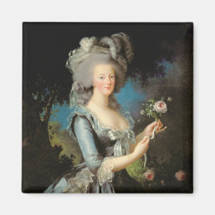Imã Marie Antoinette com um rosa, 1783