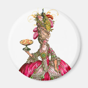 Imã Marie Antoinette e Peacock Magnet