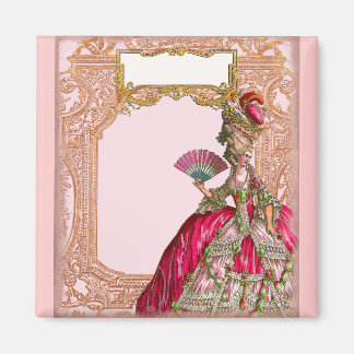 Imã Marie Antoinette em rosa-quente