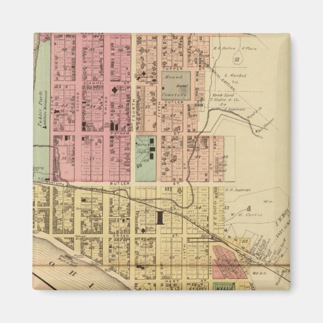 Imã Marietta, Ohio (Frente)