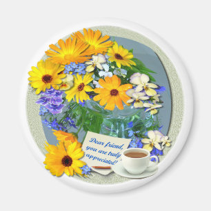 Imã MARIGOLD POSY ~ Amizade