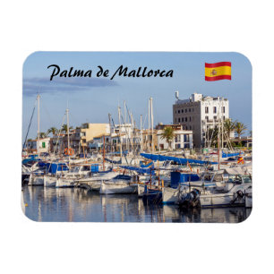 Ímã Marina de Portixol ao anoitecer - Palma de Mallorc
