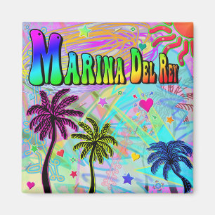 Imã Marina Del Ray Vivid Magnet
