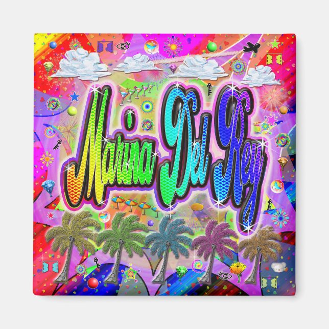 Imã Marina Del Rey Vista Express Magnet (Frente)