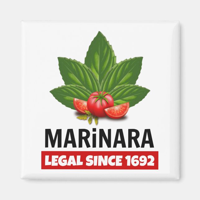 Imã Marinara Legal Desde 1692 Tomates De Base (Frente)