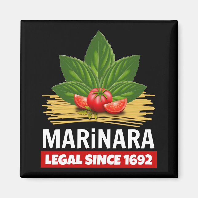 Imã Marinara Legal Desde 1692 Tomates De Base Espaguet (Frente)