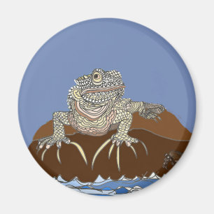Imã Marine Iguana no Rock com Caranguejo-Mero