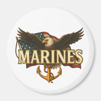 Imã Marines With Eagle and Flag