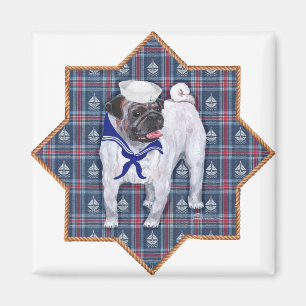 Imã Marinheiro Pug