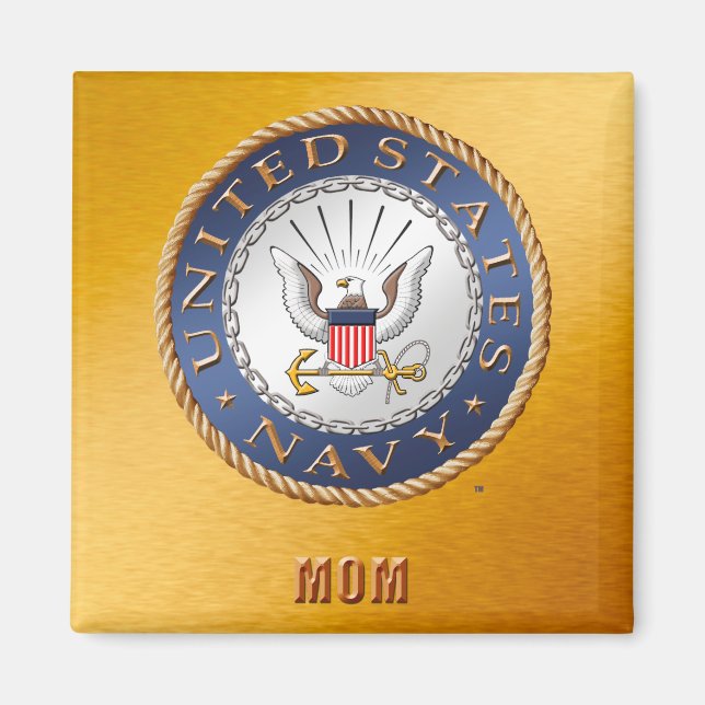 Imã Marinho Americano Mãe Magnet (Frente)