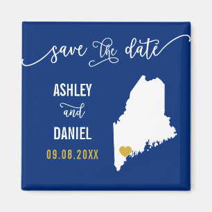 Imã Marinho Maine Casamento Salve o Mapa de Datas