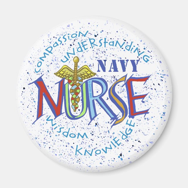 Imã Marinho Nurse Motto (Frente)