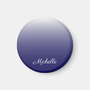 Imã Marinho ombre de gradiente personalizado azul