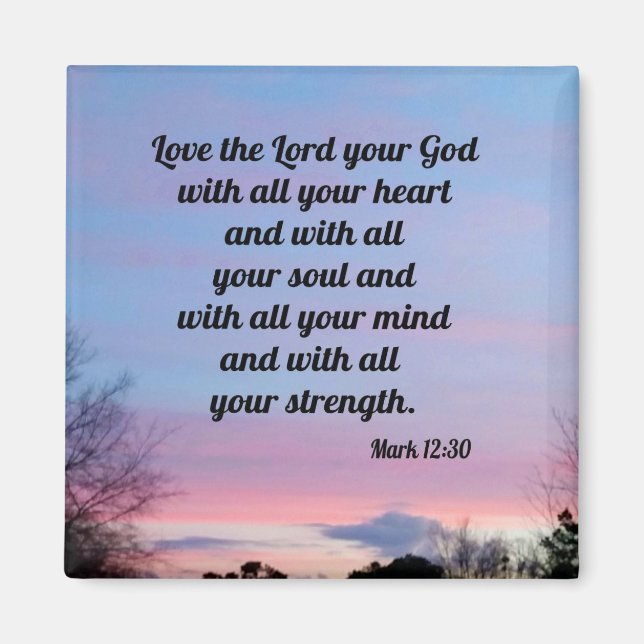 Imã Mark 12:30 (Frente)