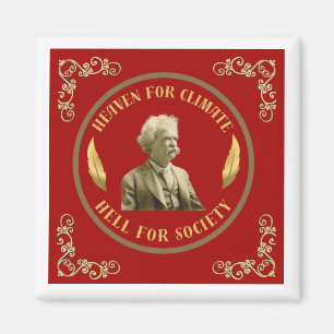 Imã Mark Twain Cote Magnet