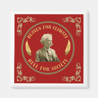 Imã Mark Twain Cote Magnet