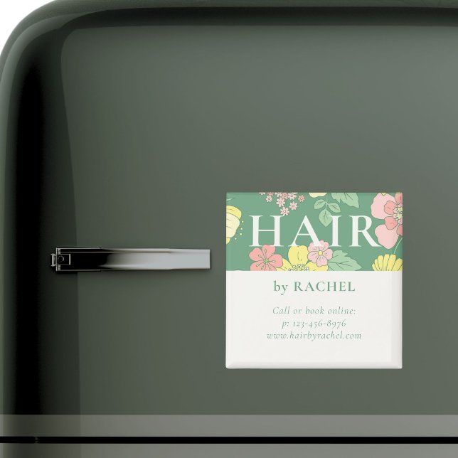 Imã Marketing Floral primavera Garden Boho (Criador carregado)