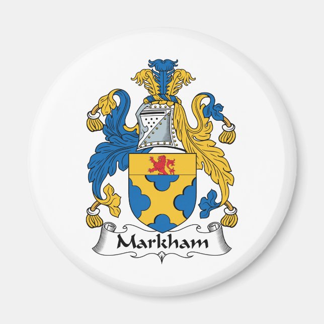 Imã Markham Family Crest (Frente)