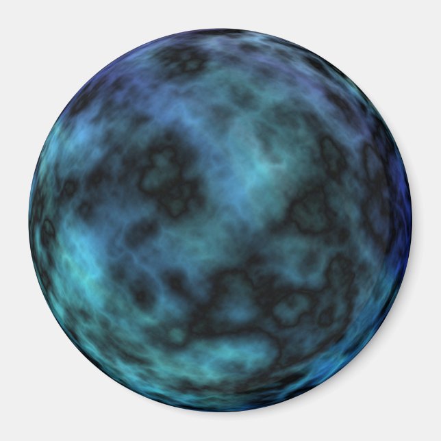Imã Mármaco Azul Faux (Frente)