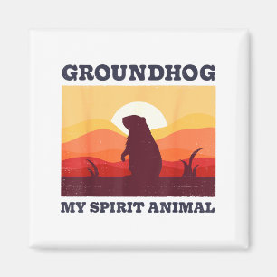 Imã Marmota É Meu Animal Espiritual Homens Divertidos