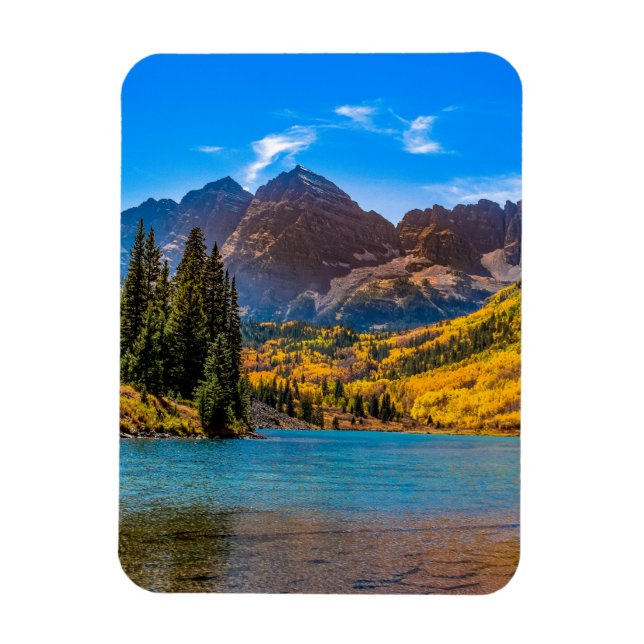 Ímã Maroon Bells em Aspen, Colorado (Vertical)