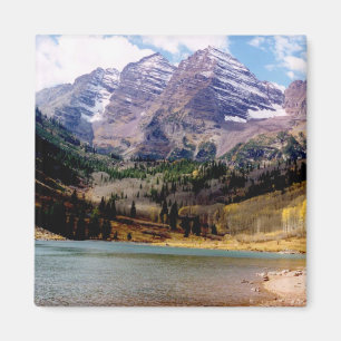 Imã Maroon Bells no outono