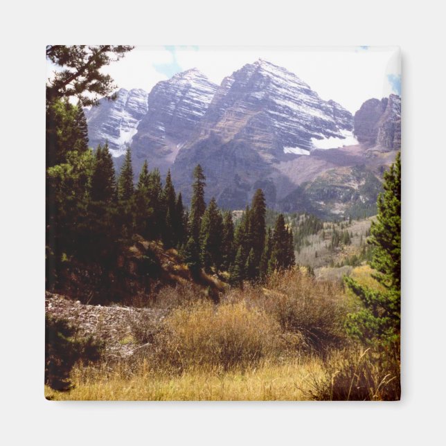 Imã Maroon Bells no outono (Frente)