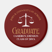 Maroon Dourado Law School Graduation Keepsasasasak