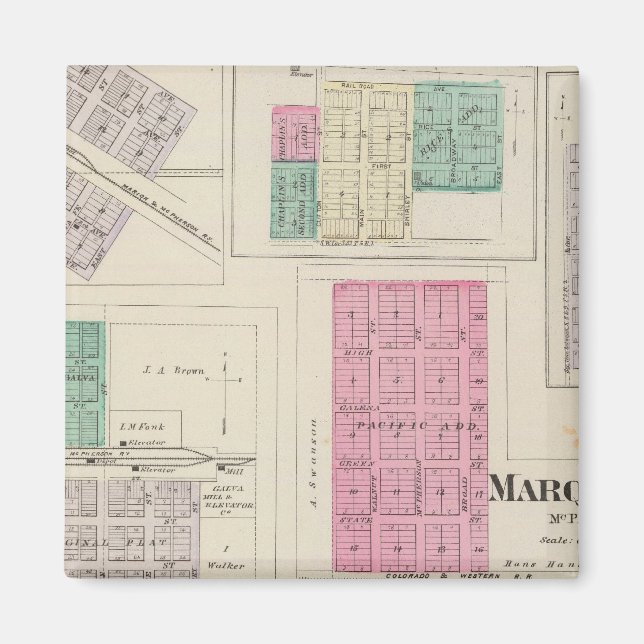 Imã Marquette, Conway, Galva, Elyria, Ames, Kansas (Frente)