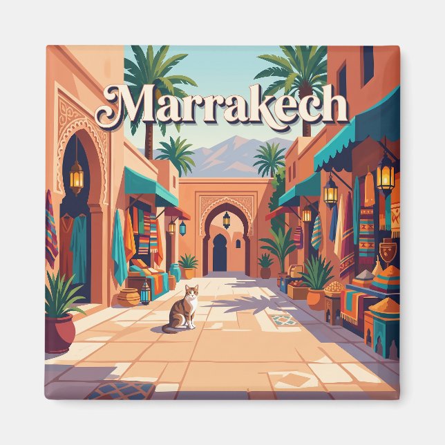 Imã Marrakech, Marrocos (Frente)
