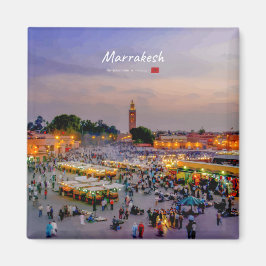 Imã Marraquexe, Marrocos - Praça Jemaa el Fnaa
