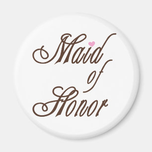 Imã Marrons elegantes da madrinha de casamento