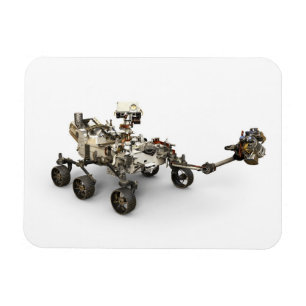 Ímã Mars Perseverance Rover Em Fundo Branco.