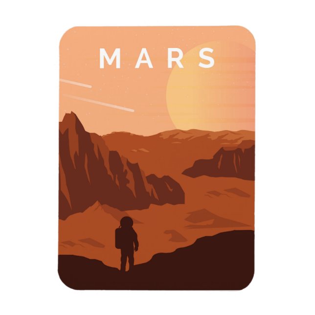 Ímã Mars Planet (Vertical)