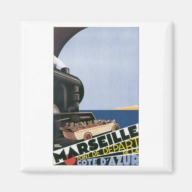 Imã Marselha Point de Dpart del Cote ' Azur (Frente)