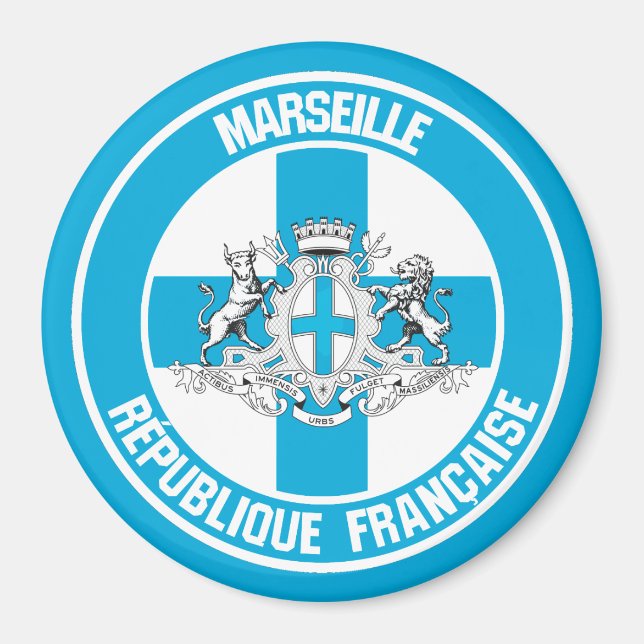 Imã Marselha Round Emblem (Frente)