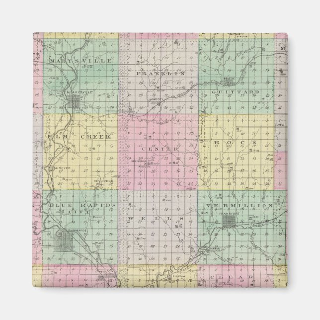 Imã Marshall County e Irving, Kansas (Frente)