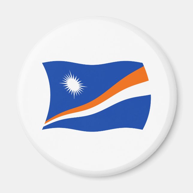 Imã Marshall Islands Flag Magnet (Frente)